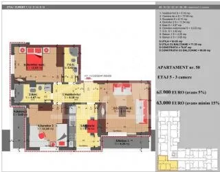 Ultimele apartamente de 3 camere cu 2 bai din Militari Residential