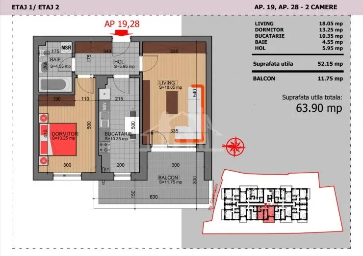 Apartamente Noi de Vanzare Zona Vitan - Mihai Bravu Residence 14