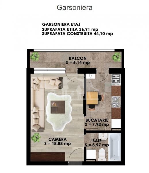 Apartamente Noi de Vanzare - New Concept Residence Magurele 2 - 13