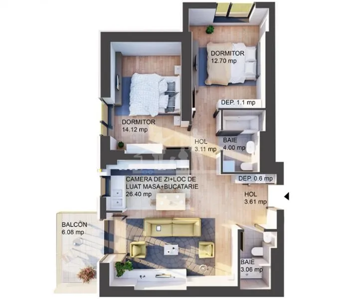 APARTAMENTE NOI TINERETULUI - DELTA VACARESTI RESIDENCE