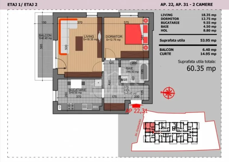 Apartamente Noi de Vanzare Zona Vitan - Mihai Bravu Residence 14