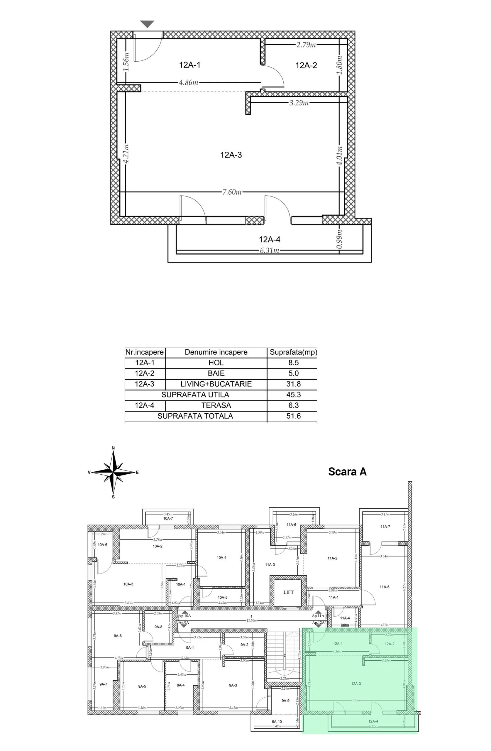 Plan T1 A